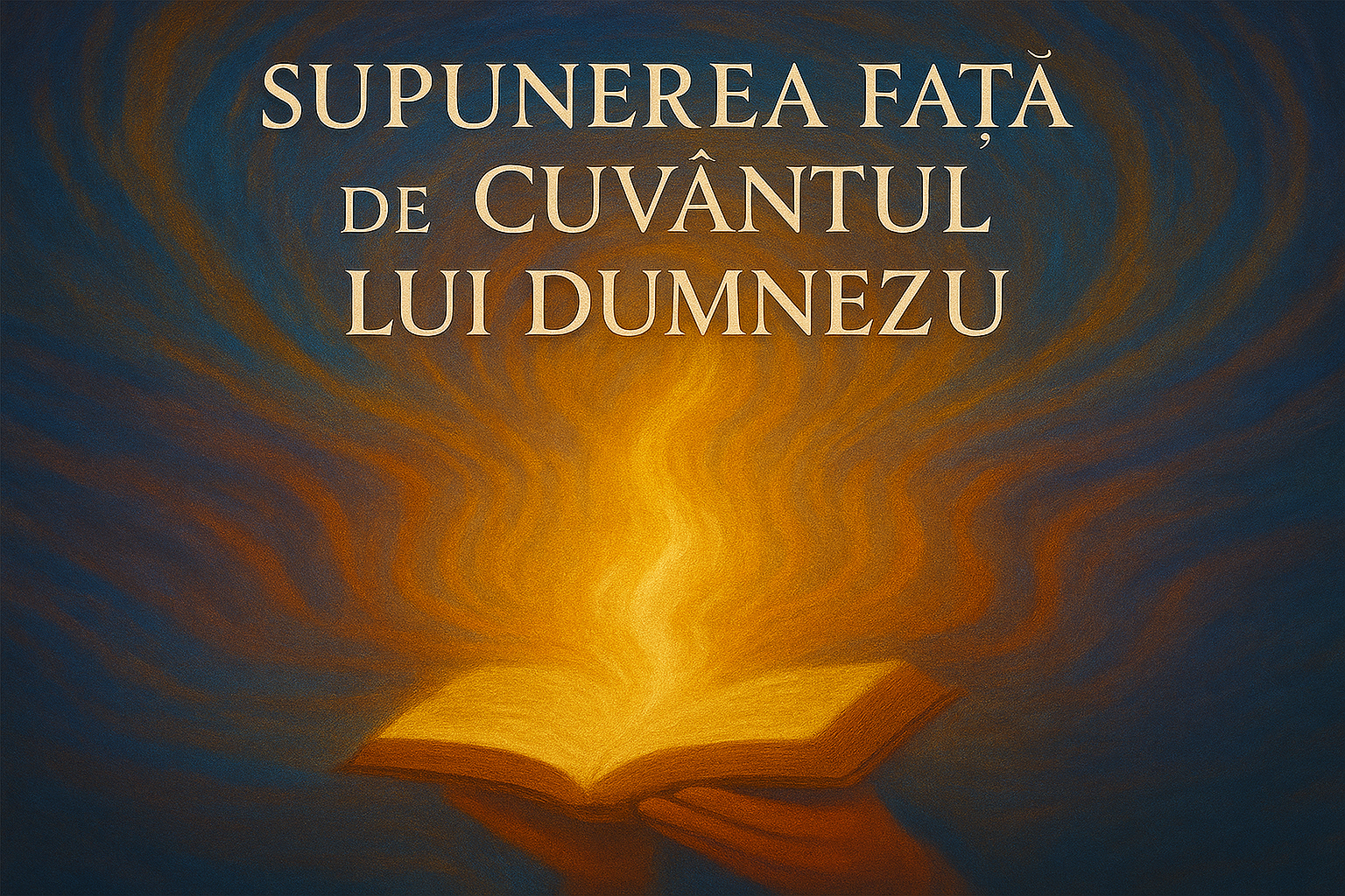 SUPUNEREA FAȚĂ DE CUVÂNTUL LUI DUMNEZEU